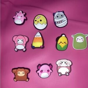 Squishmallow croc charms